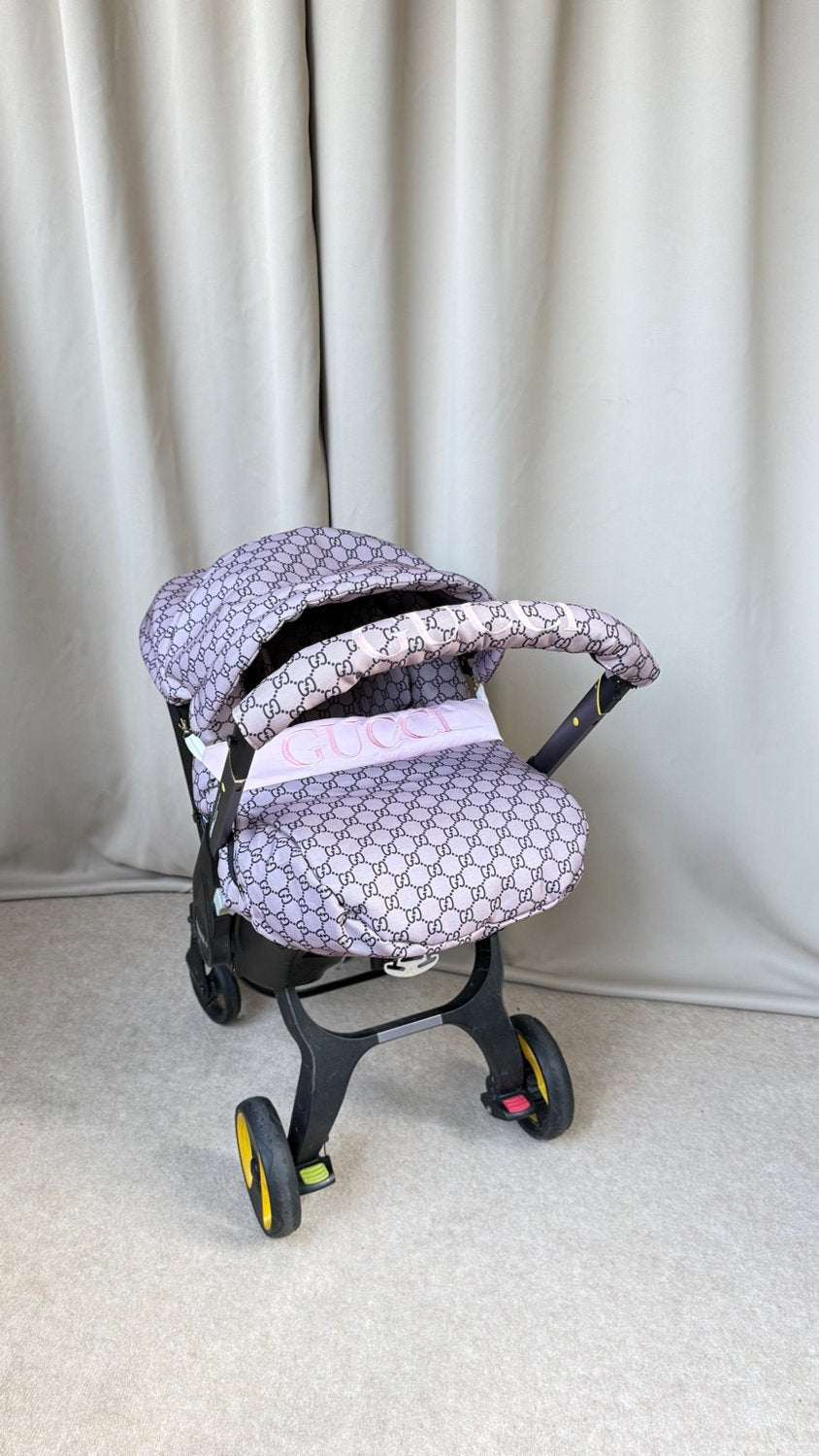 Luxury Baby Car Seat Cover Replacement Set | Handmade & Custom Design