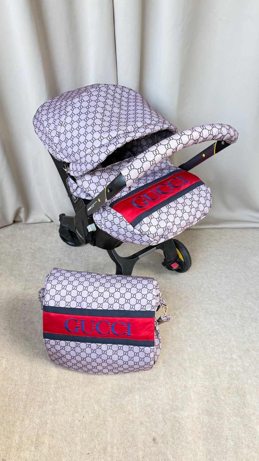 Luxury Baby Car Seat Cover Replacement Set | Handmade & Custom Design