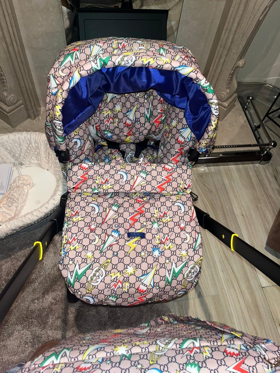 Luxury Baby Car Seat Cover Replacement Set | Handmade & Custom Design