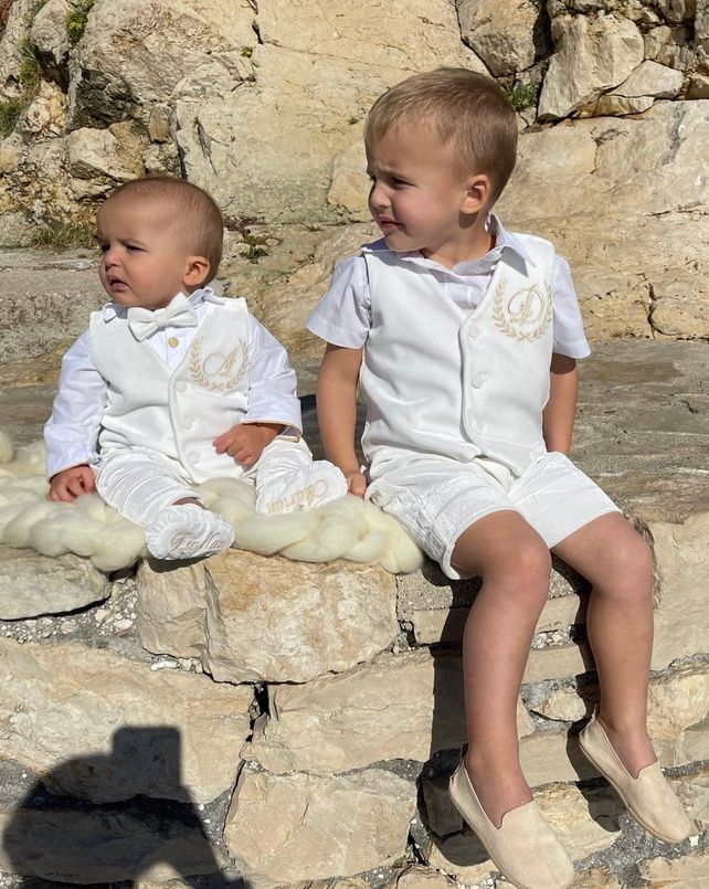 Baby Boy Velvet Tuxedo – Elegant Outfit for Special Occasions