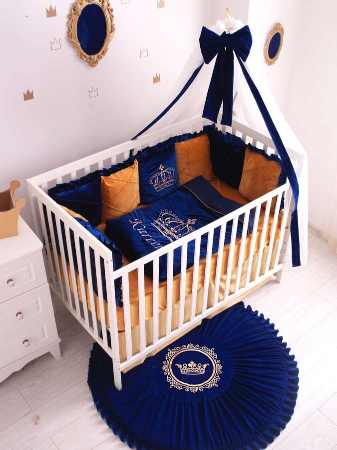 Crown Prince Baby Boy Crib Bedding Set Luxury