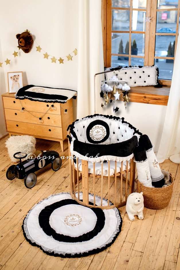 Luxury Neutral Baby Boy Crib Bedding Set Custom Nursery