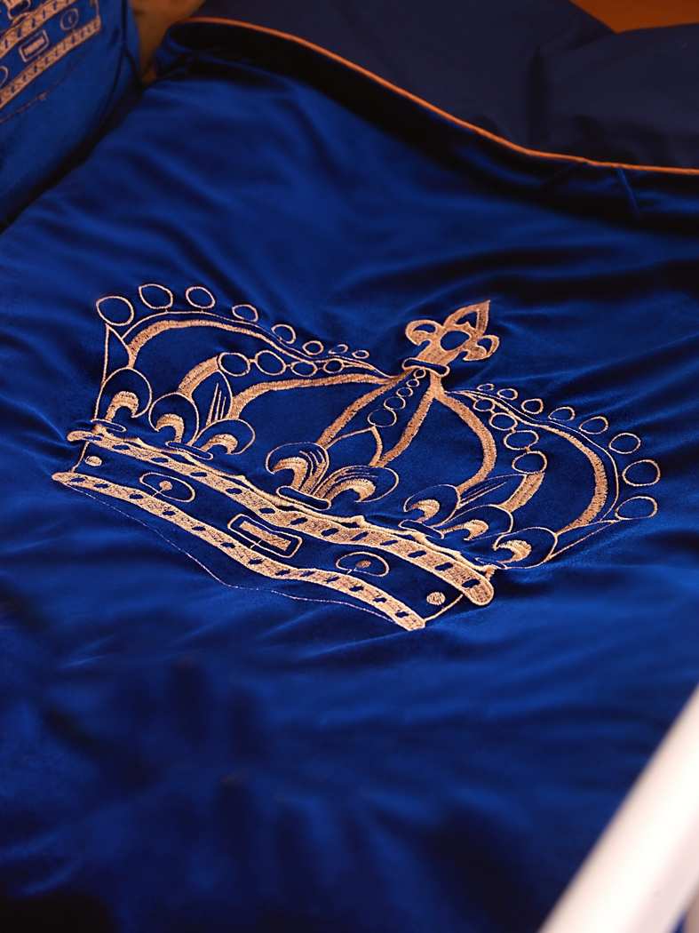 Premium Crown Royal Quilt Baby Boy Crib Bedding Set