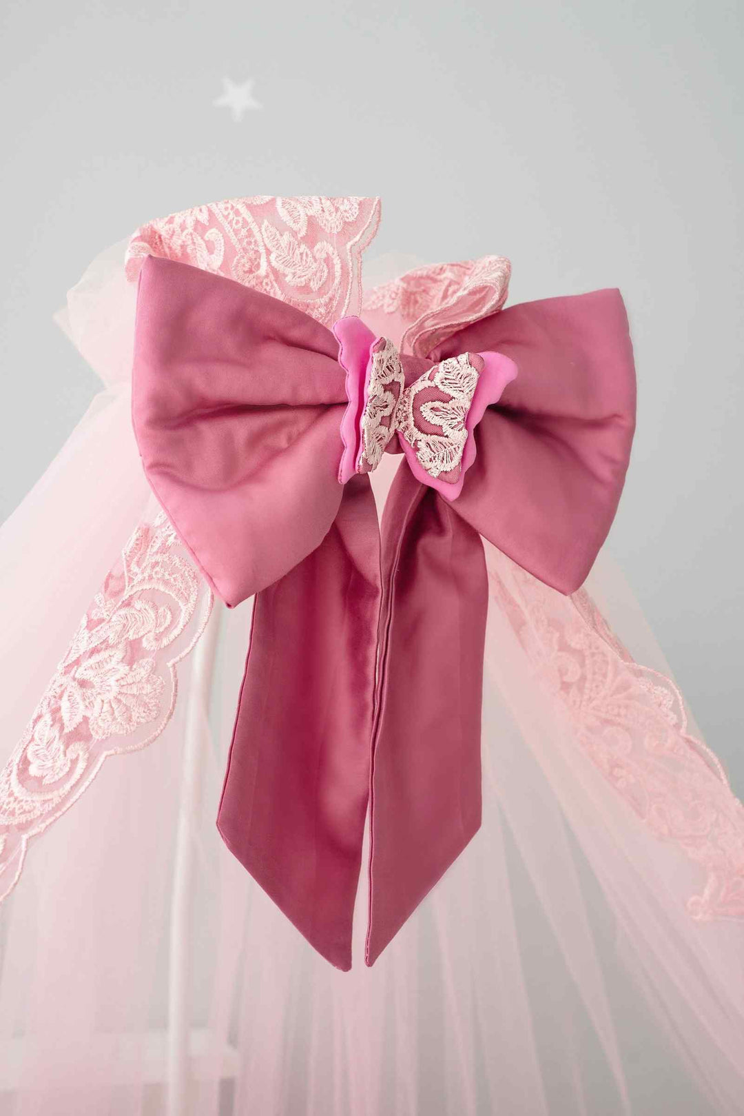 Purple Butterfly Crib Bumper Set for Baby Girls