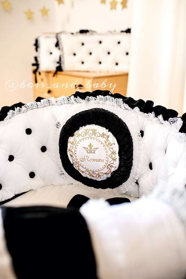 Luxury Neutral Infant Baby Boy Crib Bedding Set Customizable Options