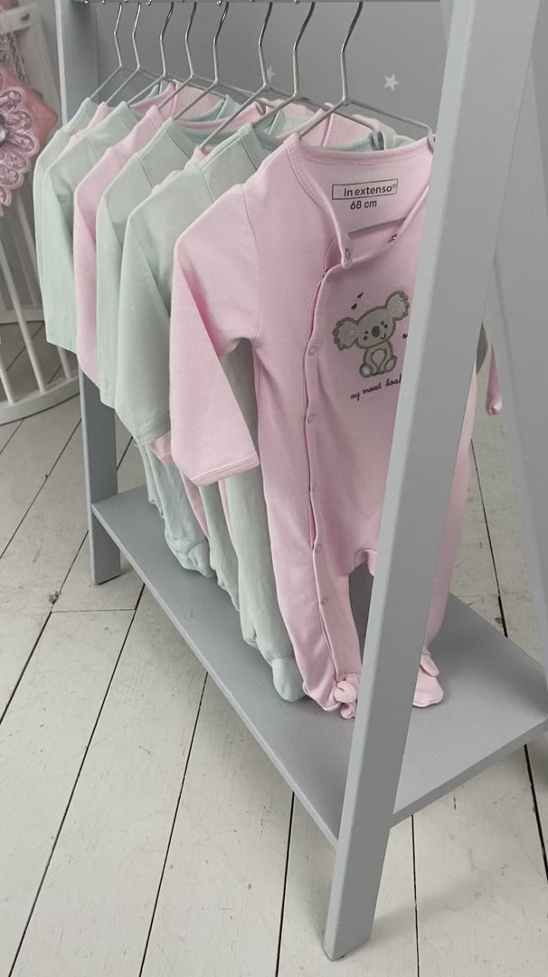Personalized Pink Baby Girl Bedding Set – Custom Crib