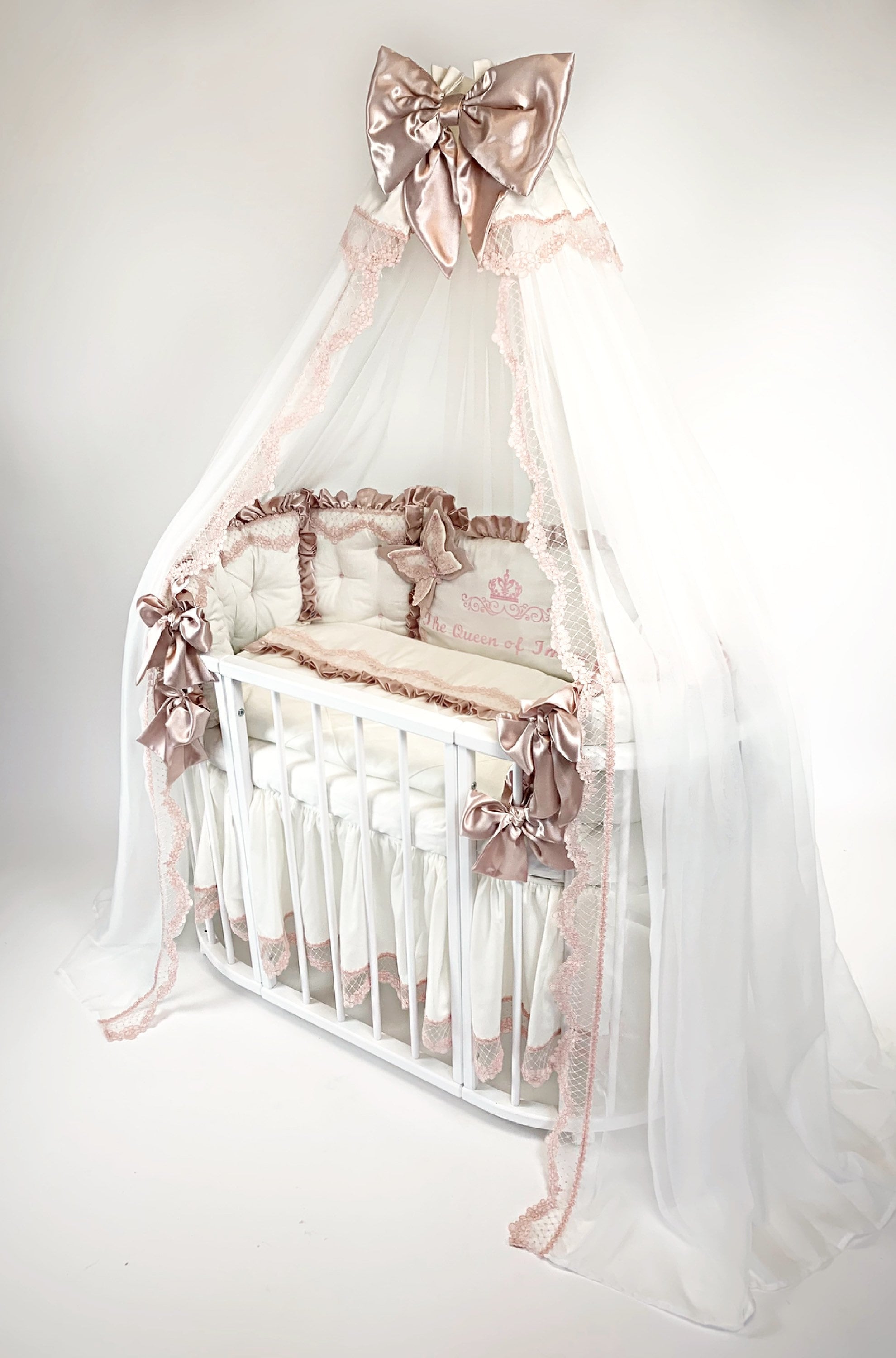 Luxury Baby Girl Bedding Set Crib Bedding Baby Nest Crib