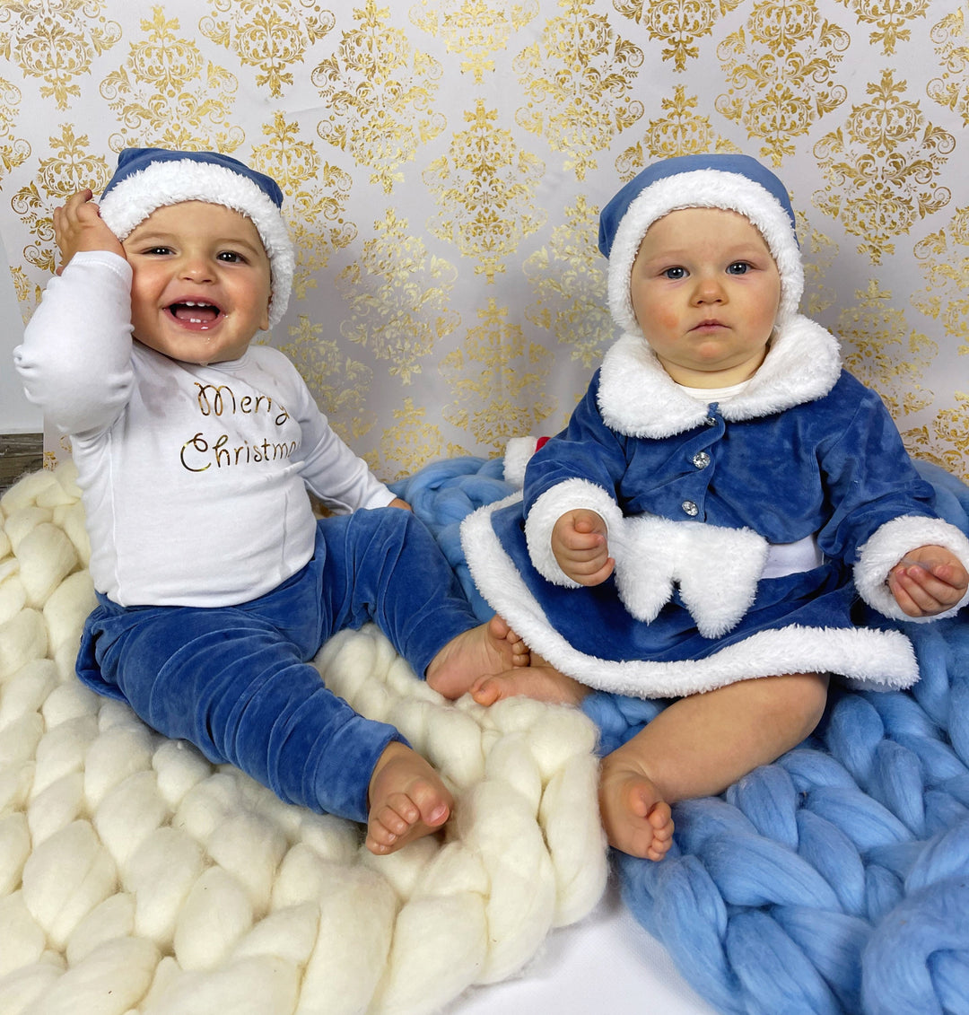Personalized Baby Christmas Outfit – Romper, Onesie & Pajamas