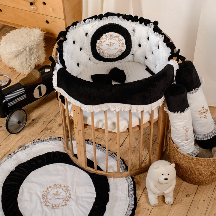 Luxury Neutral Baby Boy Crib Bedding Set Custom Nursery