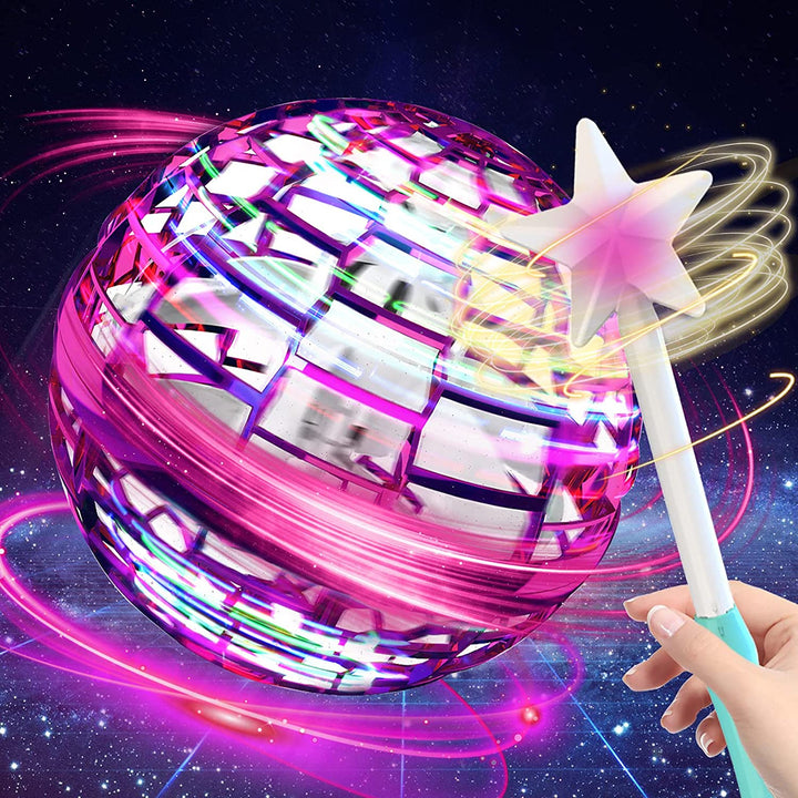 Magic Levitating Flying Ball Toy - Interactive Hand-Controlled Drone with LED Lights