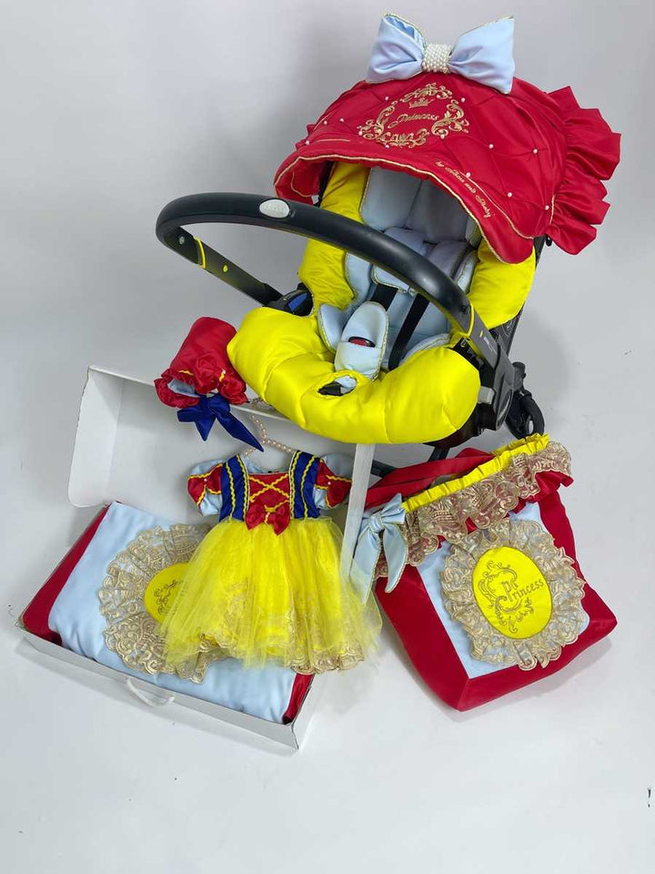 Cute Princess Personalized Baby Girl Car Seat Stroller Cover