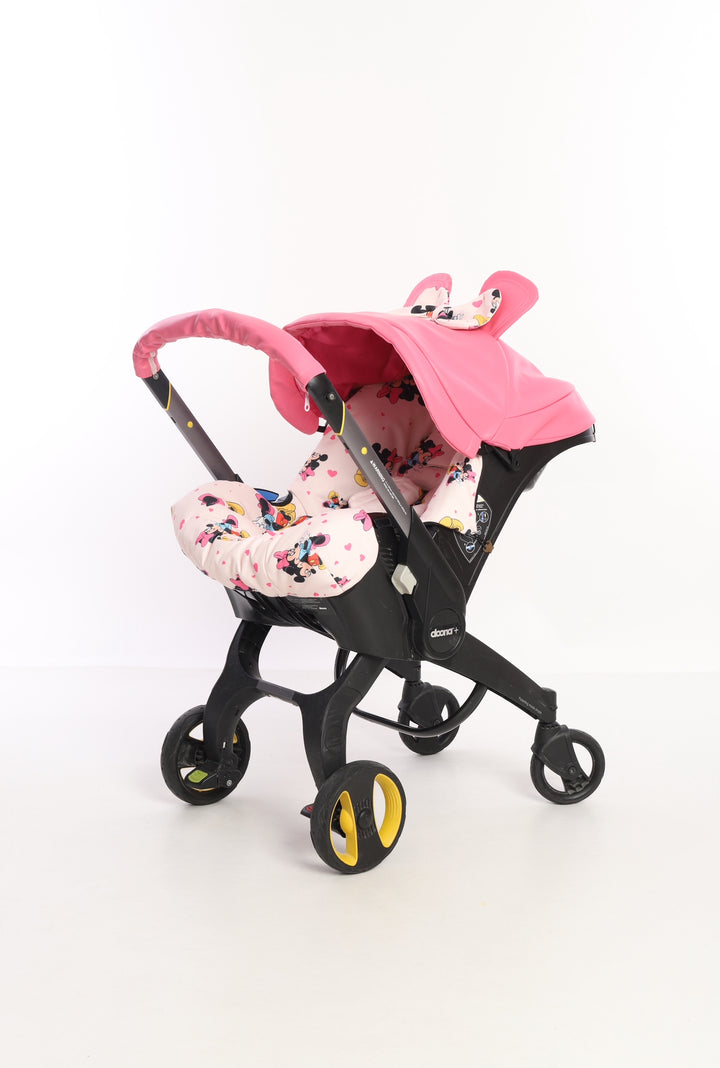 Baby Pink Minnie Mouse Doona Baby Girl Car Seat Cove