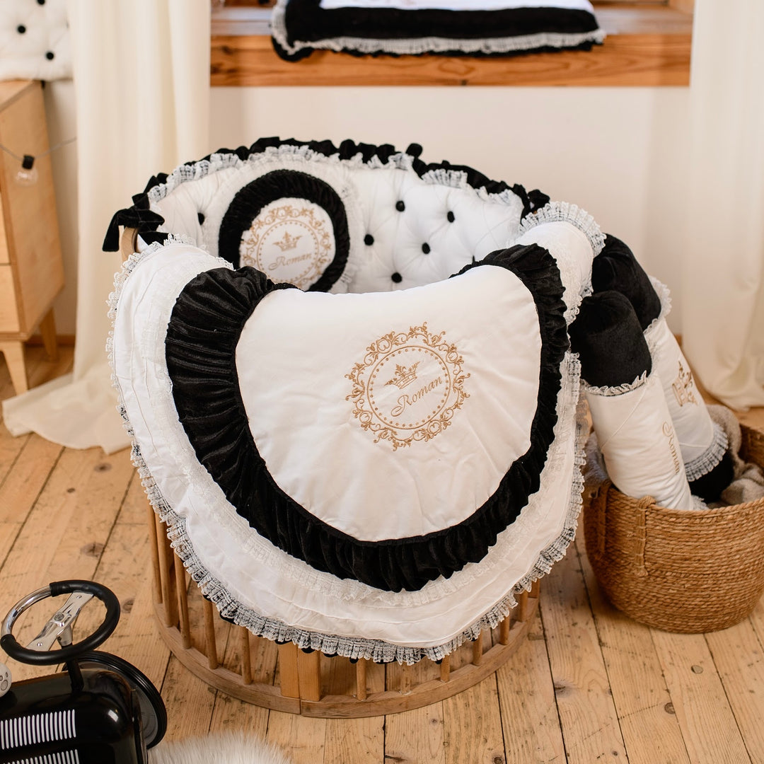 Luxury Neutral Baby Boy Crib Bedding Set Custom Nursery