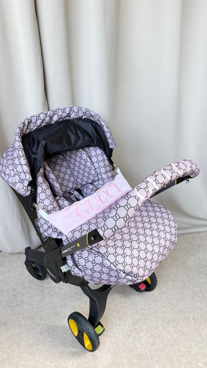 Luxury Baby Car Seat Cover Replacement Set | Handmade & Custom Design