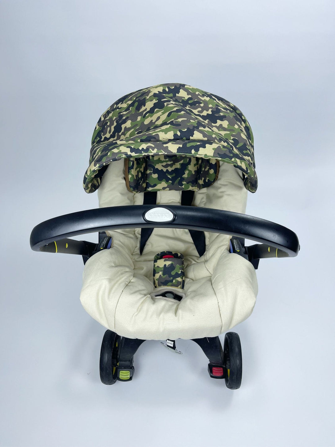 Camo Stroller Car Seat Cover – Customizable Personalized Canopy