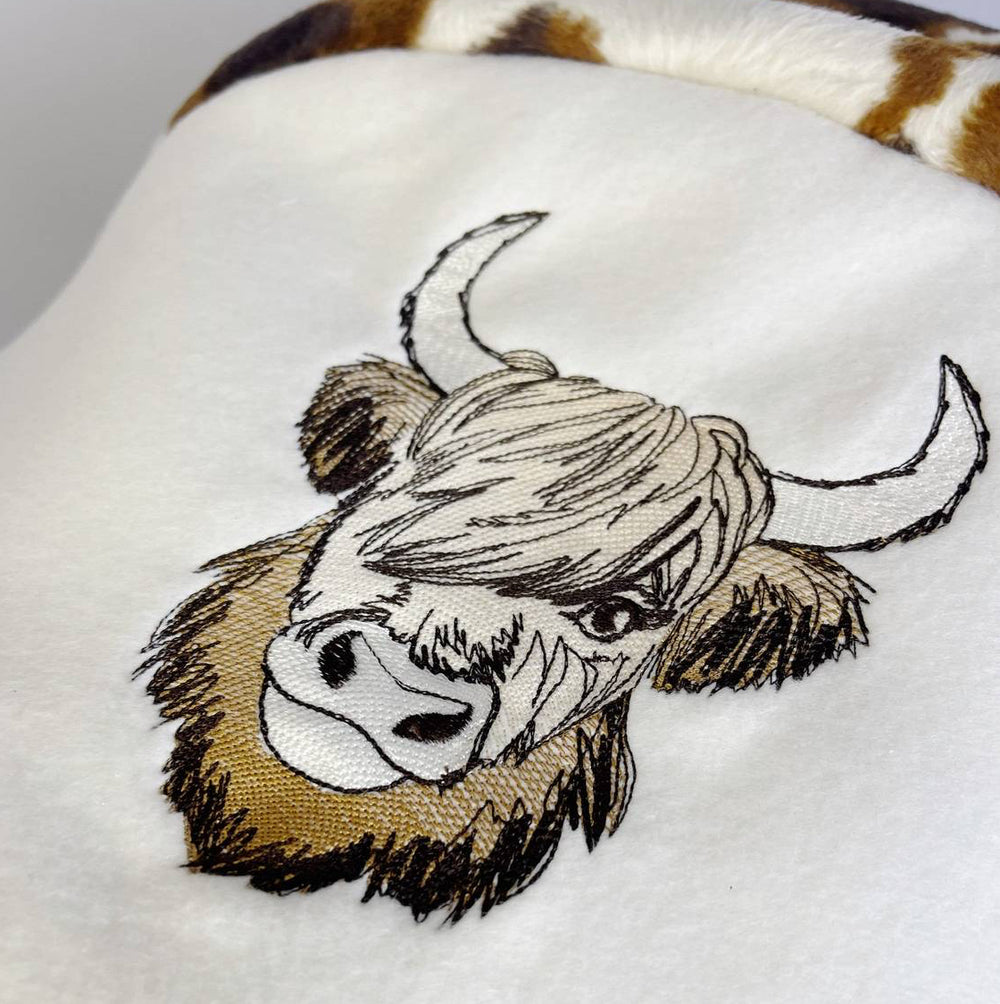 Cow Print Baby Car Seat Cover – Stylish All-in-One Comfort