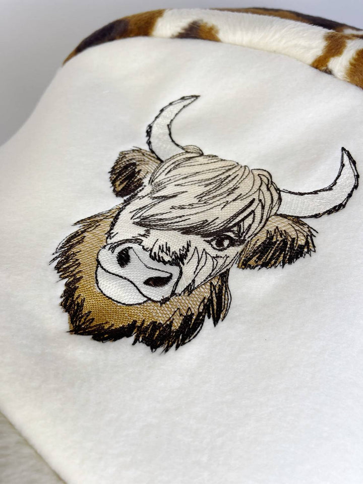 Cow Print Baby Car Seat Cover – Stylish All-in-One Comfort