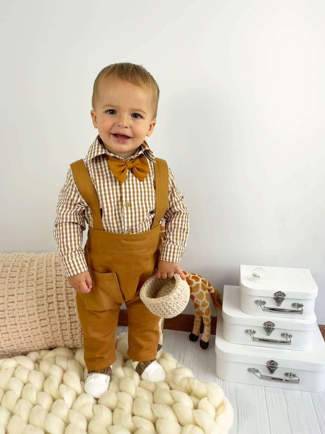 Custom Kids Tuxedo Jacket – Handmade Toddler Boys Suit Outfit