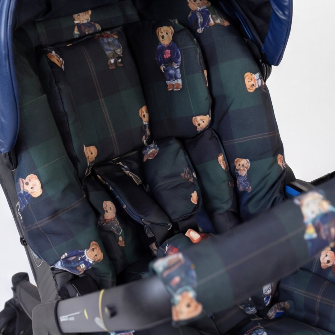 Royal Navy Teddy Bear Baby Car Seat Cover Set