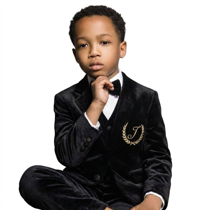 Stylish Baby & Toddler Boys Tuxedo Suit – Formal Outfit