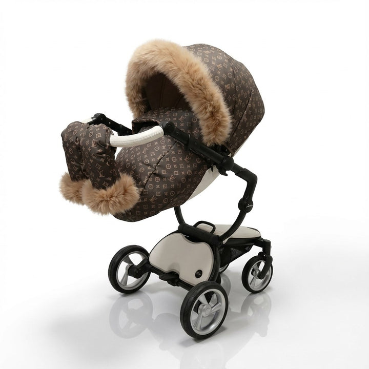 Luxury Winter Couture – Royal Set for Strollers | Handcrafted in Europe | Mima Xari