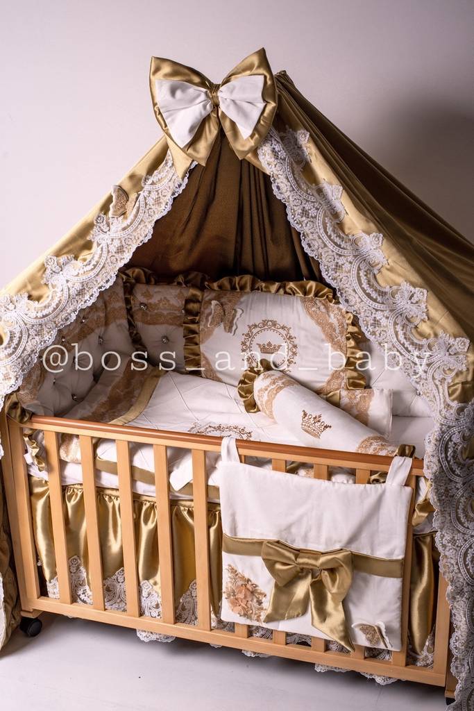 Luxury Gold Baby Boy Crib Bedding Set – Royal