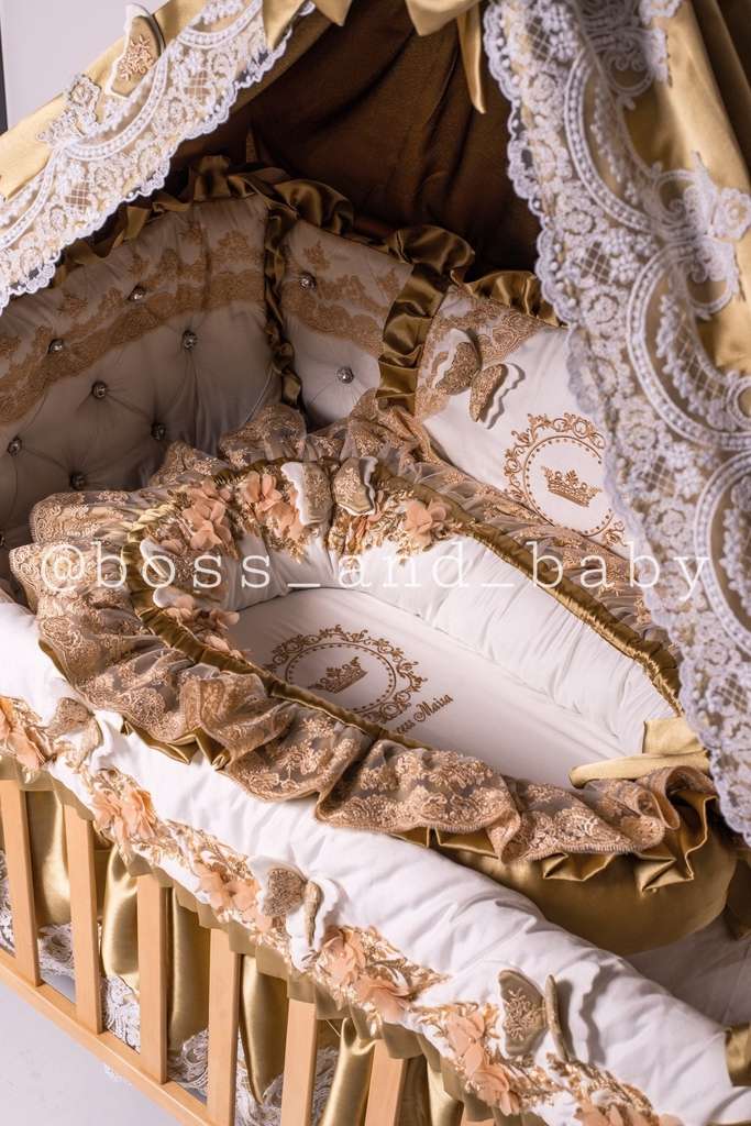 Luxury Gold Baby Boy Crib Bedding Set – Royal