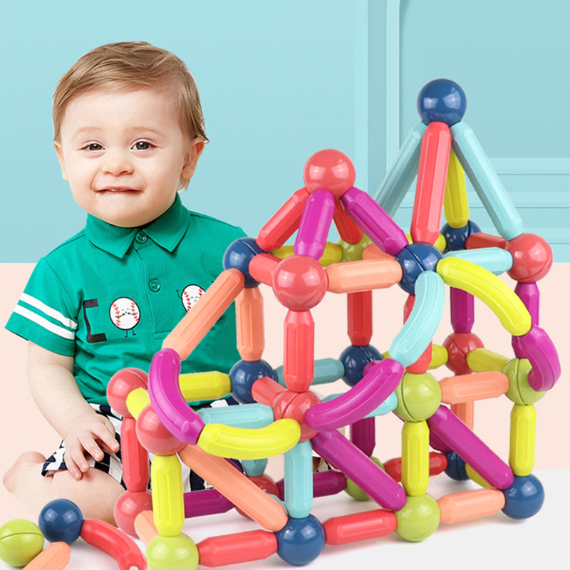 Magnetic Building Blocks Set for Kids – Creative & Educational