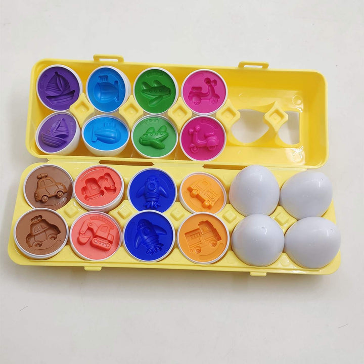 Montessori Egg Shape Sorter – Baby Learning & Matching Educational Toy
