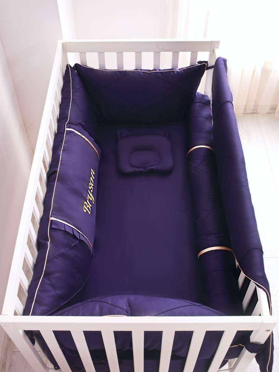 Navy Blue Baby Boy Crib Bedding Set Essentials