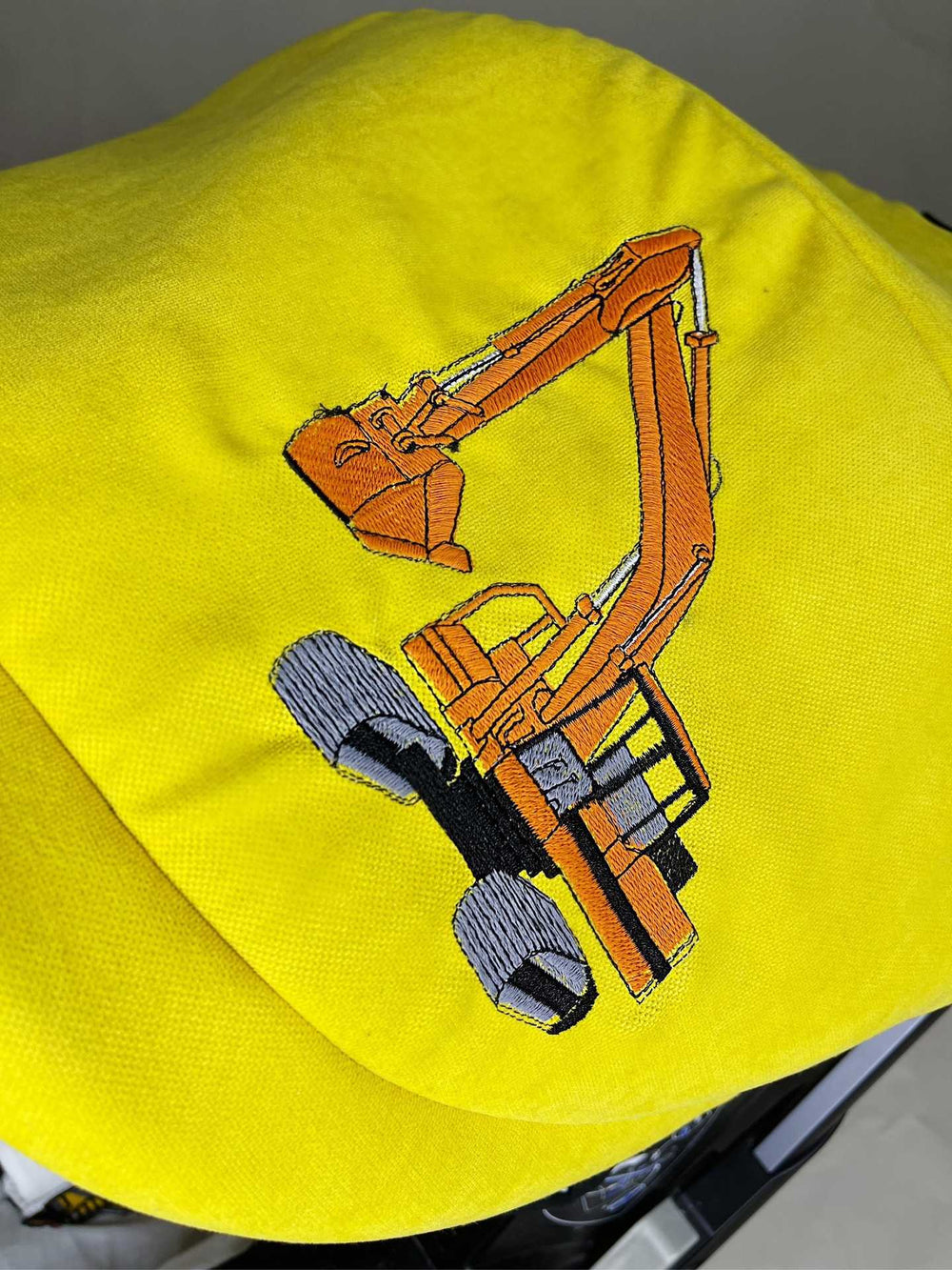Personalized Baby Boy Construction Car Seat Cover