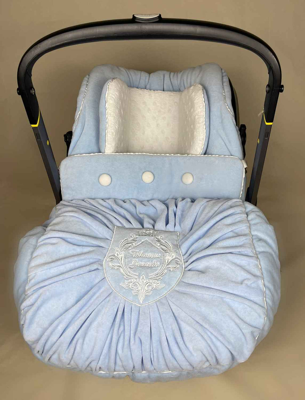 Personalized Baby Car Seat Cover Set – Pastel Comfort