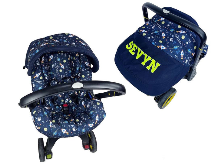 Personalized Outer Space Doona Car Seat Cover – Baby Boy Accessories