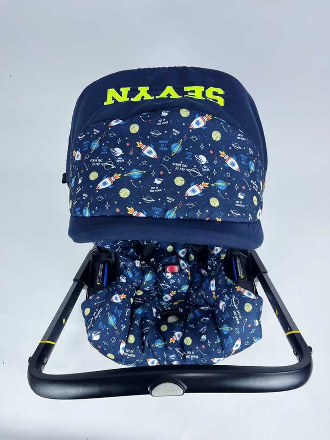 Personalized Outer Space Doona Car Seat Cover – Baby Boy Accessories