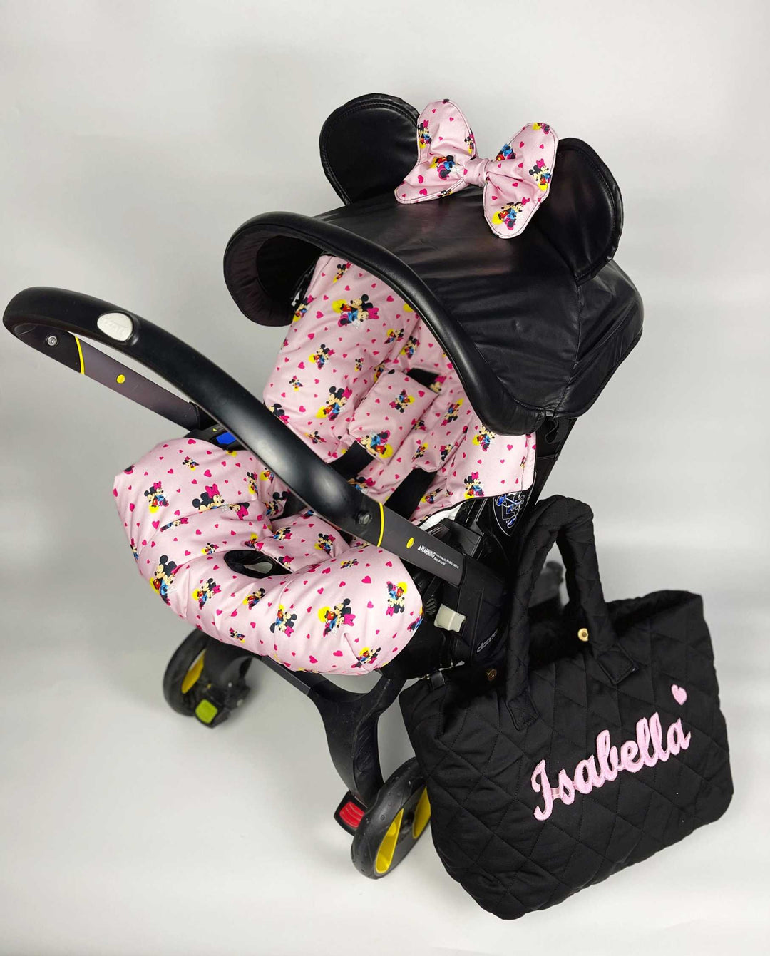 Personalized Quilted Baby Diaper Bag – Custom Mommy Shoulder Tote