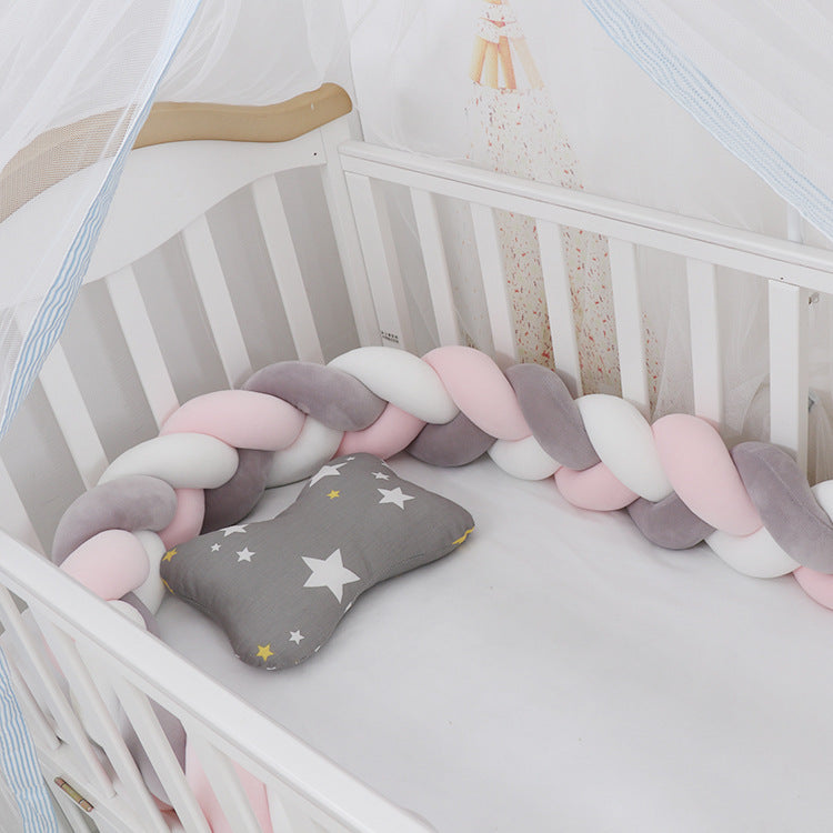 Soft Braided Bed Pillow for Infant Safety