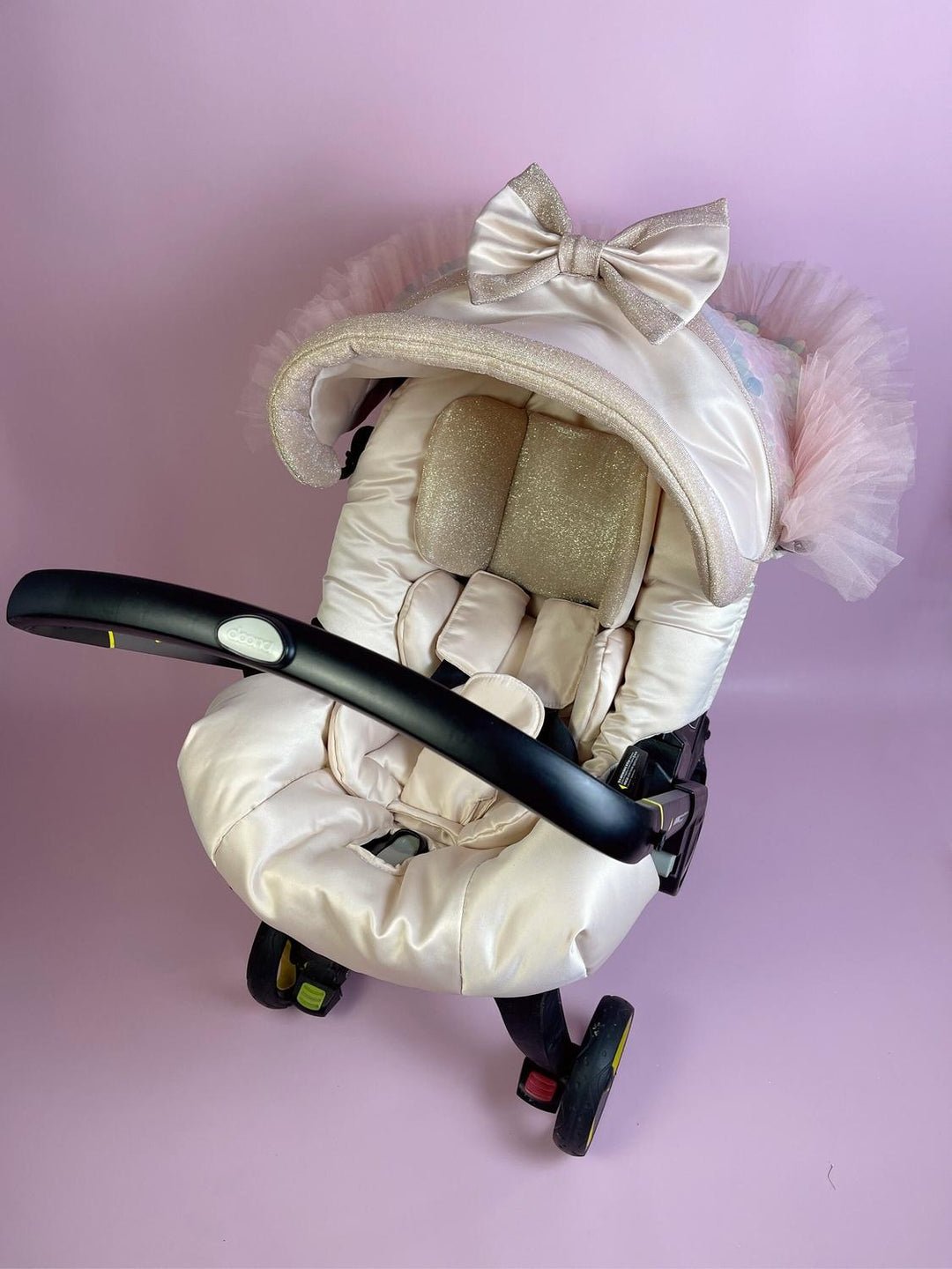 Stylish mermaid car seat cover for prams and strollers