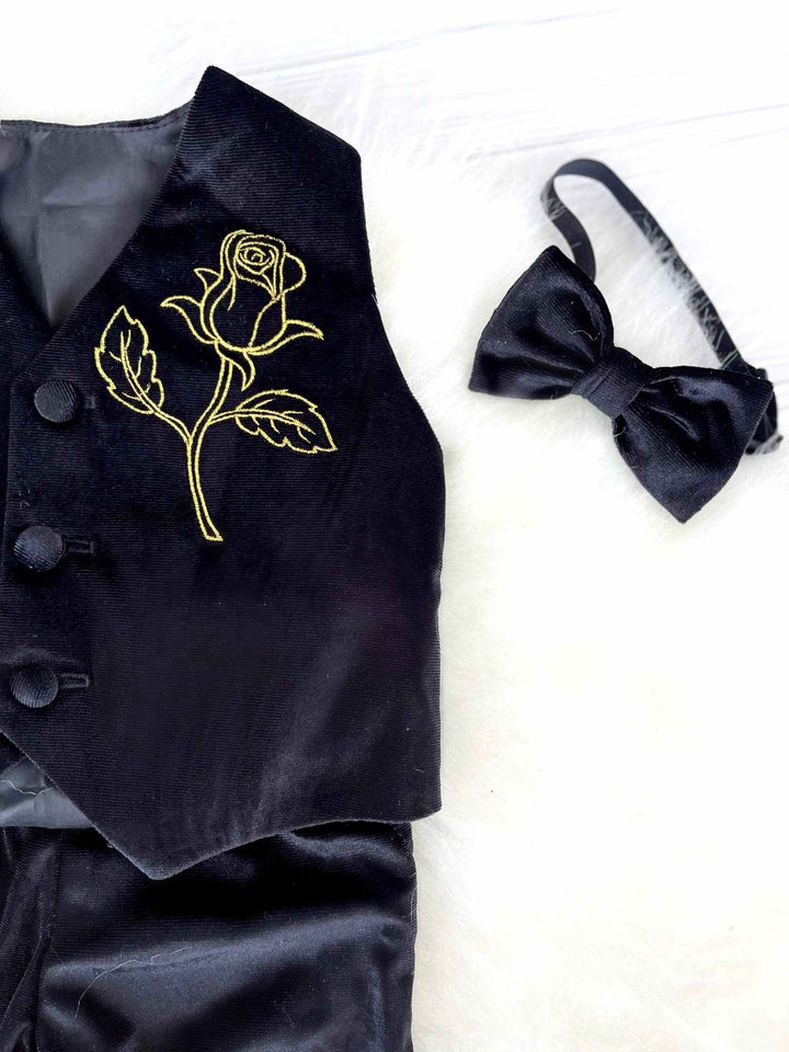 Toddler & Infant Boy Formal Tuxedo Suit Set – Dressy Outfit