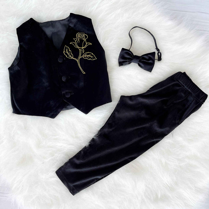 Toddler & Infant Boy Formal Tuxedo Suit Set – Dressy Outfit