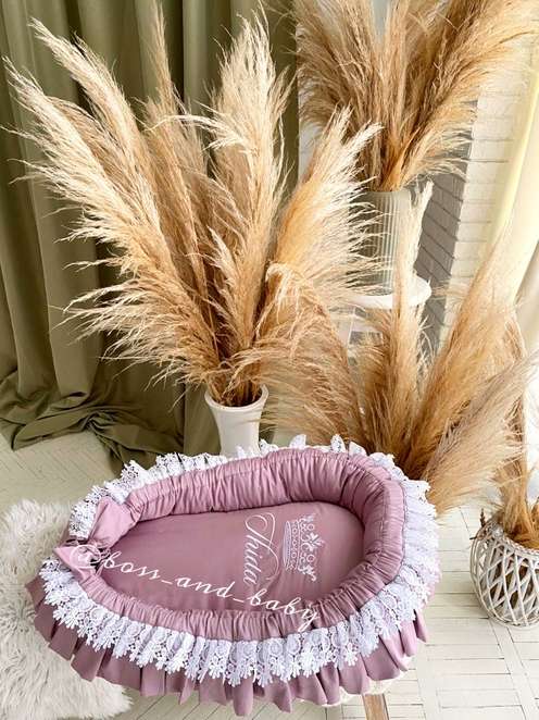 Customizable Baby Nest for Girls - Pink Co-Sleeper and Sleeper
