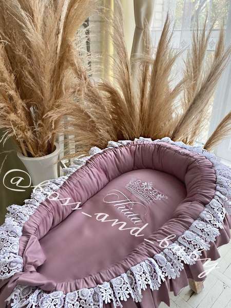 Customizable Baby Nest for Girls - Pink Co-Sleeper and Sleeper