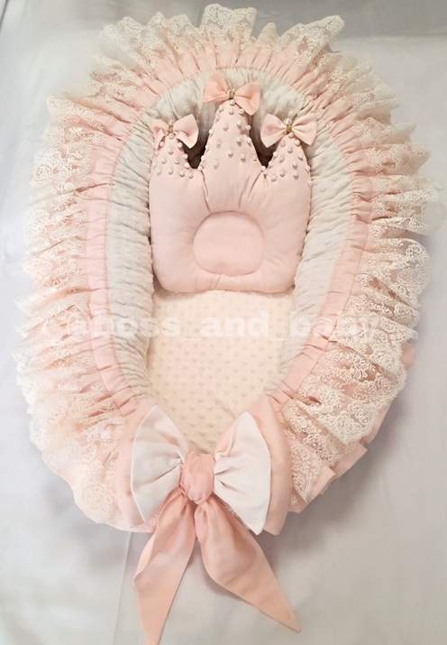 Personalized Baby Nest Co-Sleeper for Girls