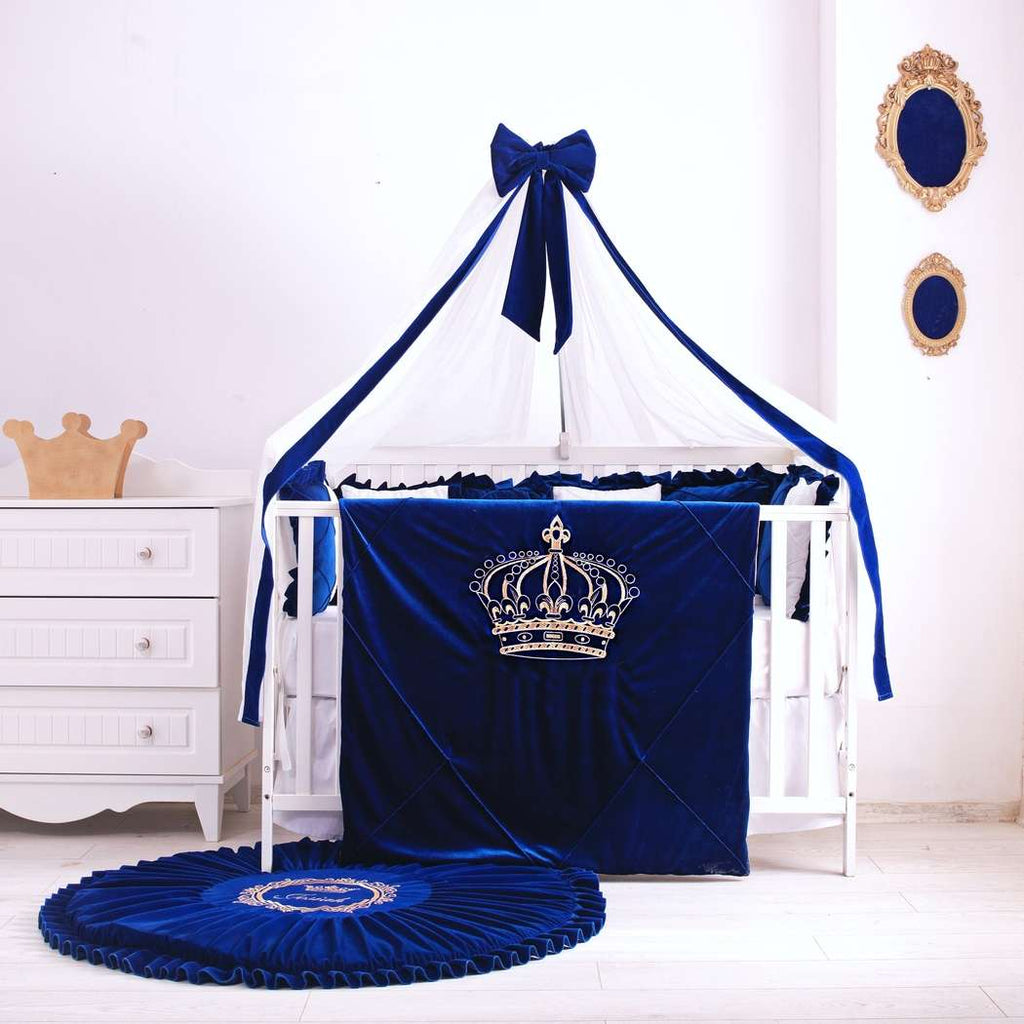 Royal Blue Crib Bedding Blue Cot Bumper Set Baby Boy Crib Sets
