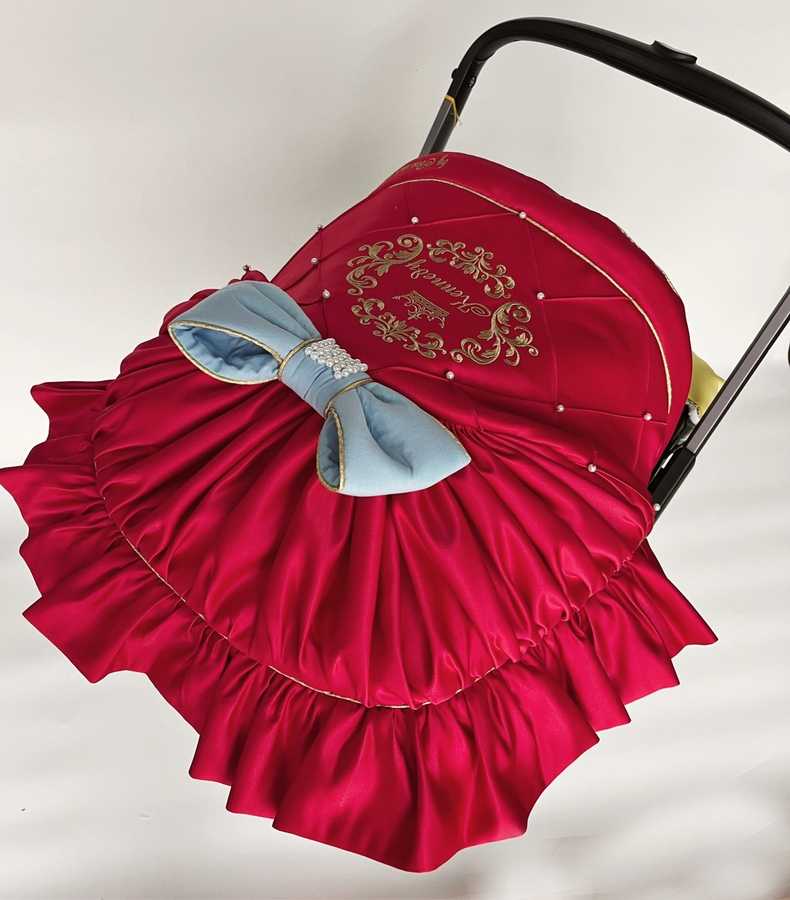 Cute Princess Personalized Baby Girl Car Seat Stroller Cover