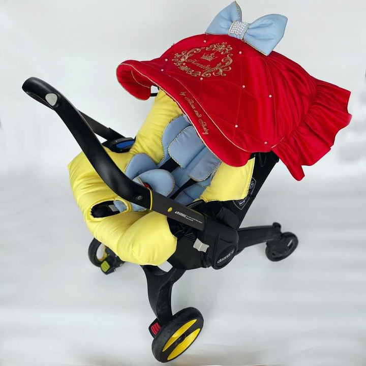 Cute Princess Personalized Baby Girl Car Seat Stroller Cover