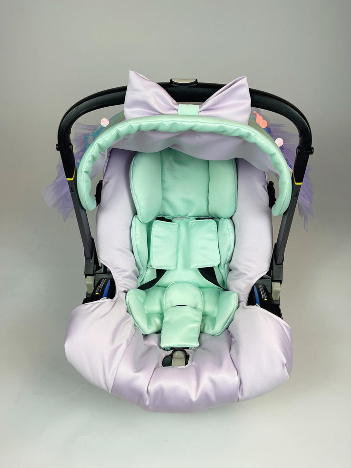 Doona & Stroller Car Seat Covers for Baby Girls – Unicorn & Mermaid Themes