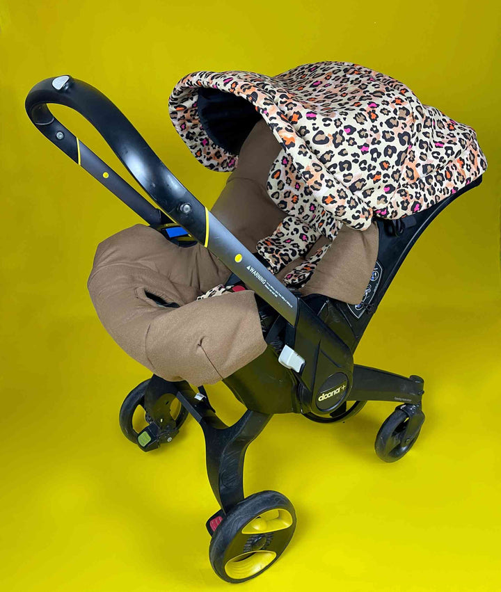 Cute Baby Girl Doona Car Seat & Stroller Cover | Leopard Print for Toddlers