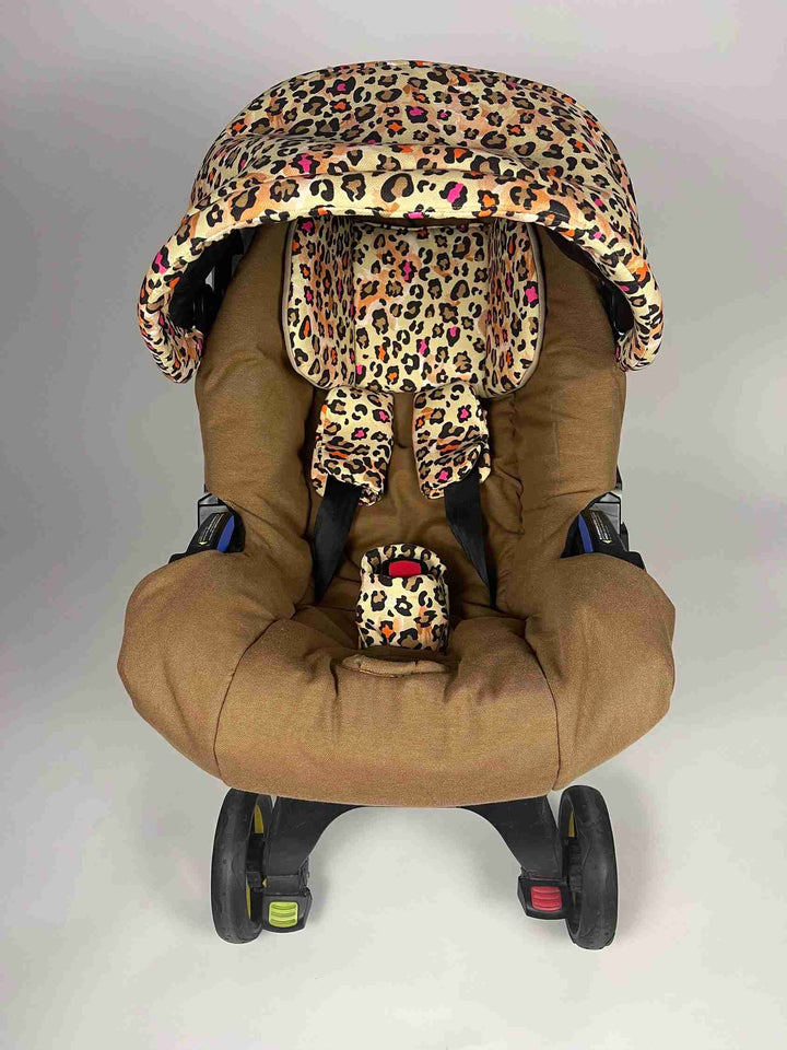 Cute Baby Girl Doona Car Seat & Stroller Cover | Leopard Print for Toddlers