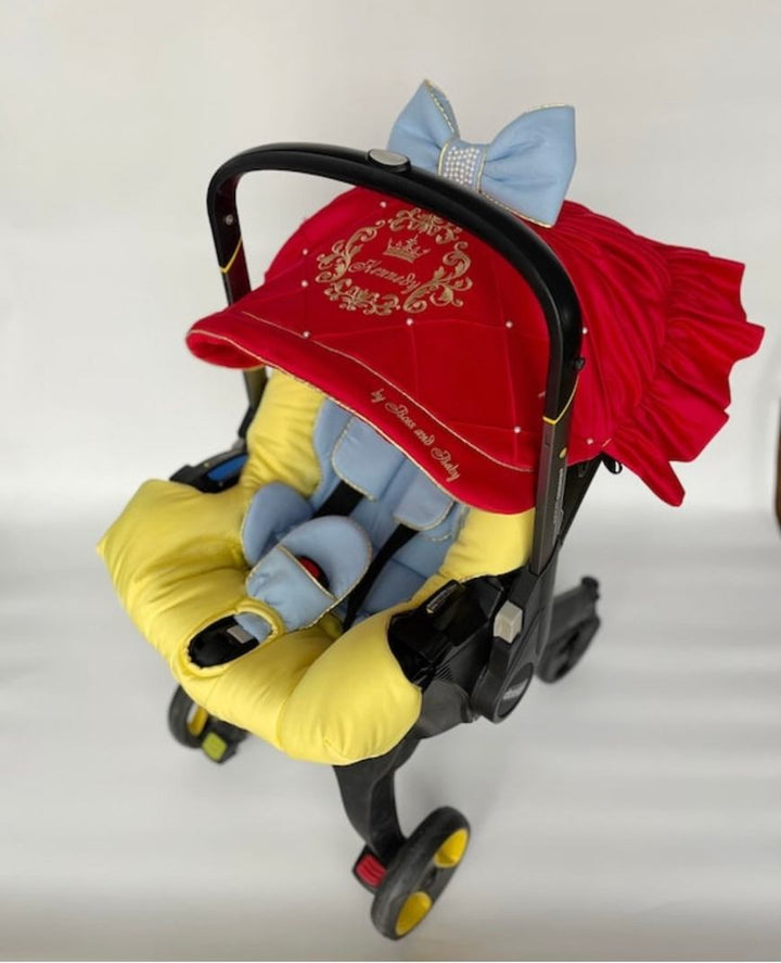 Cute Princess Personalized Baby Girl Car Seat Stroller Cover