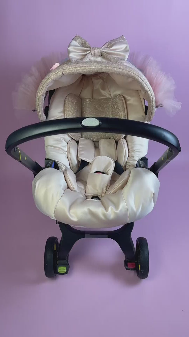Peach Doona Stroller Baby Car Seat Covers Infant Girl Accessories
